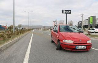 Lastiği patlayınca karşı şeride geçti: 1 yaralı