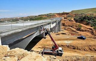Malatya kuzey çevre yolu ilerliyor
