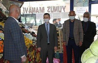 Malazgirt’te korona virüs denetimi