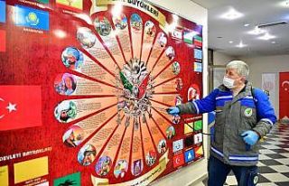 Mamak’ta okullar dezenfekte ediliyor