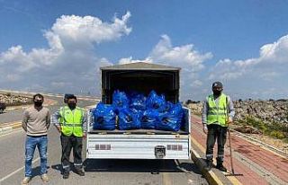 Masa Dağı’nda gönüllü temizlik