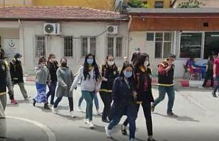 Masaj salonuna fuhuş operasyonu