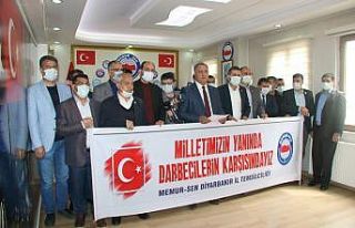 Memur-Sen Diyarbakır il yönetiminden emekli amirallerin...