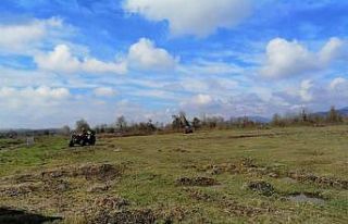 Meralara 23 ton organik gübre atıldı