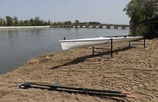 Meriç Nehri’nde ilk kez kürek sporu yapıldı