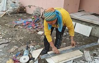 Mermer işçiliğinin, ’Yaşariye’ ustası oldu