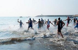 Mersin Yenişehir’de triatlon heyecanı yaşandı