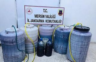 Mersin’de bin 184 litre sahte içki ele geçirildi