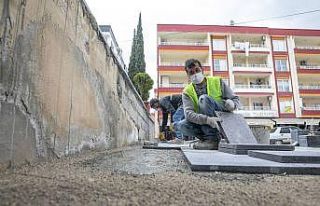 Mersin’de yol çalışmaları sürüyor