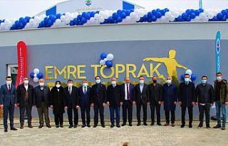 Metruk bina 5 yıldızlı spor tesisine dönüştürüldü