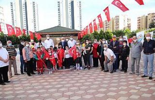 Mezitli’de Atatürk Büstü törenle açıldı