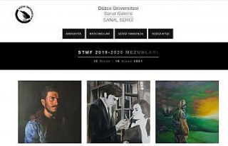 Mezunların sergisi online yapılıyor