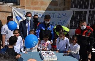 Midyat’ta ’Otizme mavi ışık yak’ etkinliği...