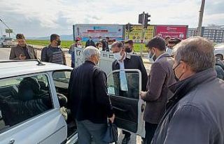 Milletvekili Fırat,  kazazedelerle ilgilendi