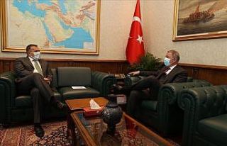 Milli Savunma Bakanı Hulusi Akar, Slovenya Büyükelçisi...