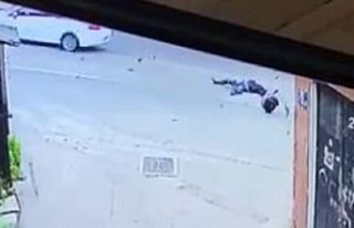 Motosikletli kuryenin hayatını kaybettiği kaza...