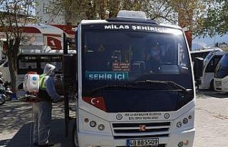 Muğla Büyükşehir’in Milas’ta dezenfekte çalışmaları...