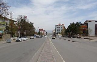 Muş’ta cadde ve sokaklar boş kaldı