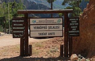 Mut Yerköprü Şelalesi “yaz sezonunu” bekliyor