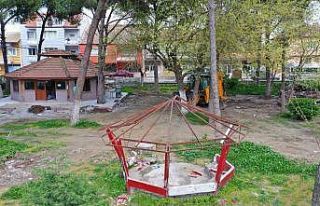 Mütevelli’deki park ve kafeterya yenileniyor