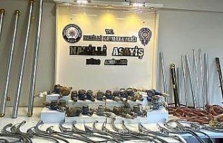 Nazilli’de inşaat hırsızı yakalandı