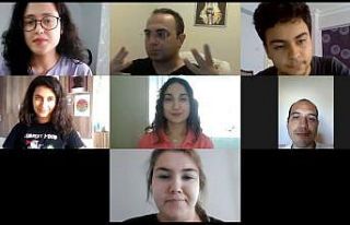 Odunpazarı atölye çalışmaları online ortamda...