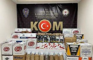 Ordu’da kaçak tütün mamulü satışı yapan iş...