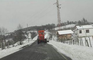 Ordu’nun yaylalarında kar