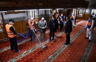 Osmangazi’de camilerde ramazan temizliği