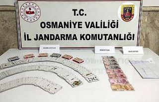 Osmaniye’de kumar oynayan 11 kişiye 38 bin lira...