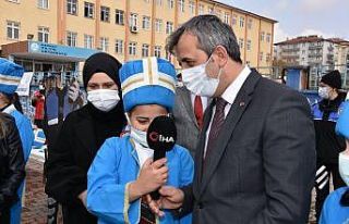 Otizmli öğrencilerin oluşturduğu mehter takımı...