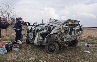 Otomobil kontrolden çıktı: 1 ölü, 1 yaralı