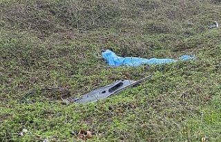 Otomobil motor kısmından ikiye bölündü