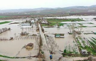 (Özel) Bursa’da 35 bin dönüm arazi sular altında
