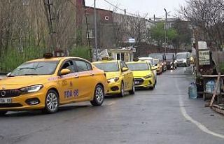 (Özel) Hayatını kaybeden taksi şoförü 40 araçlık...