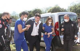 (Özel) İcra için işletmeye giden genç avukata...