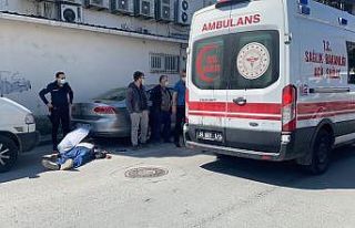 (Özel) Kağıthane’de bir adam yolda yürüdüğü...