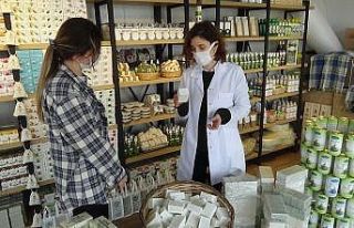 (Özel) Kovid ile birlikte zeytinyağlı sabuna yurt...