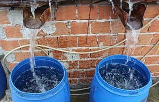 (Özel) Yağmur sularını biriktirip tonlarca su...