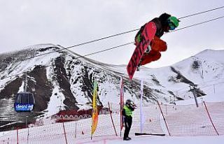 Palandöken’de adrenalin tavan yaptı