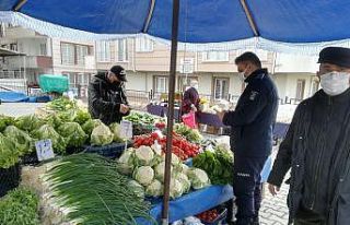 Pazar alanında HES kodu denetimi