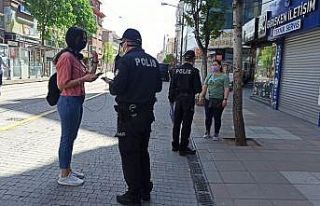 Polis ekipleri şehir merkezinde denetimlerini arttırdı