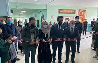 Polis memuru Mutlu Temel’in adı okul kütüphanesinde...