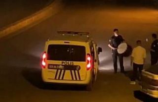 Polis sahurda davul çaldı