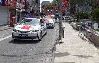 Polis ve jandarmadan 23 Nisan korteji