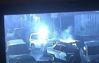 Polisten kaçan şüpheli, seyir halindeki araca çarptı:...