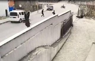 Polisten kaçan yankesici tepetaklak düşünce yakalandı