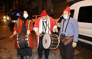 Radyocu Beyza, Ramazan davulcusu olup Bağcılarlıları...