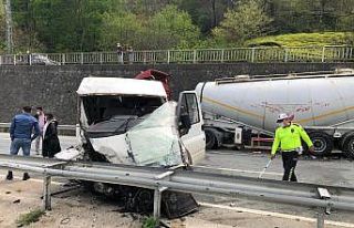 Rize’de trafik kazası: 2 yaralı