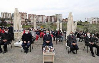 Sağlık çalışanları için fidan dikildi